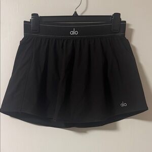 Alo Black Match Point Tennis Skirt / Skort, size Large but fits like medium